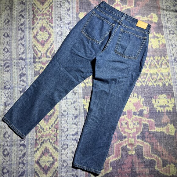Everlane The Curvy 90's Cheeky Straight Blue Jeans Women's Size 30 Regular 30R - Picture 10 of 12